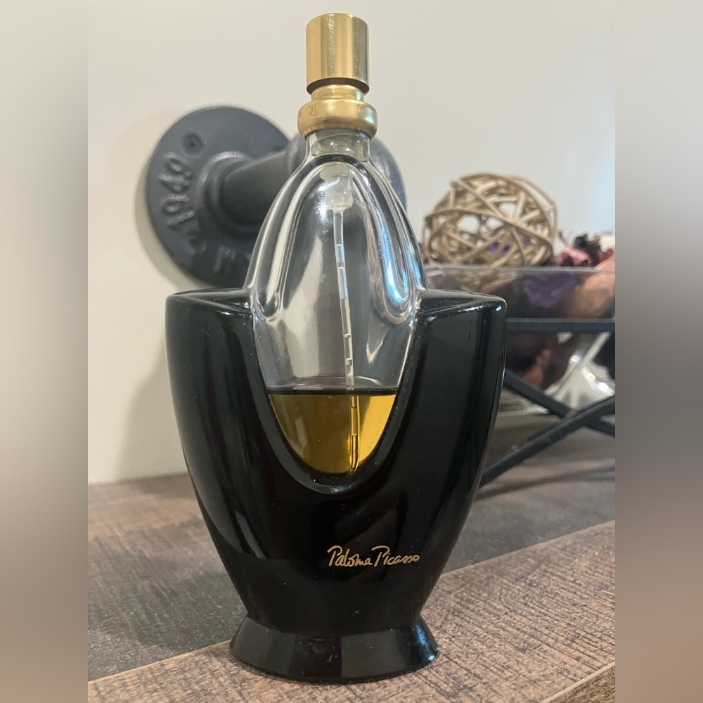 Paloma Picasso Black and Gold Perfume Bottle